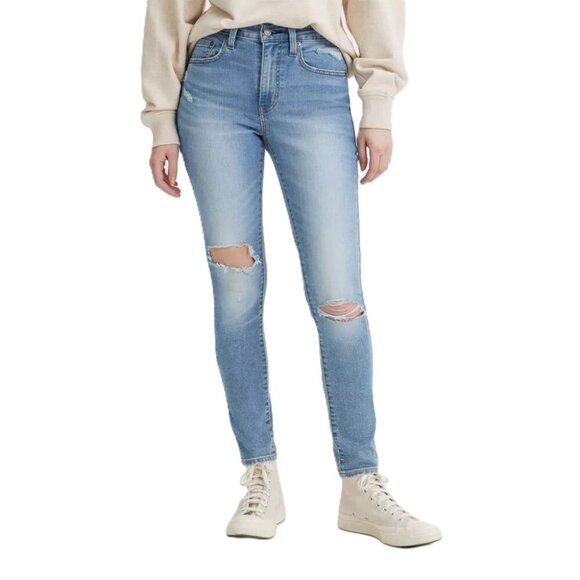 Levi's 721 Women's High Rise & Skinny Fit Distressed Jeans 30" Inseam -- Size 31 - Picture 1 of 6